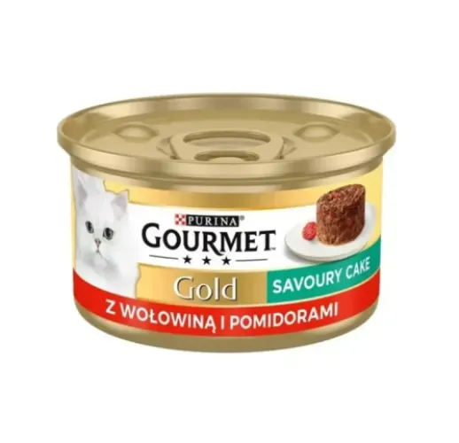 Gourmet Gold Savoury Cake Beef &amp; Tomato Wet Cat Food