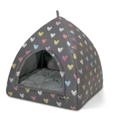 Triangular vip cat &amp; dog bed, gray color