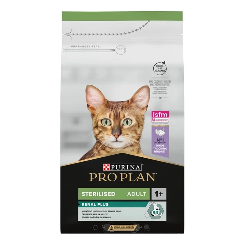 ProPlan Sterilized Adult With Optirenal Rich In Turkey Cat Food 