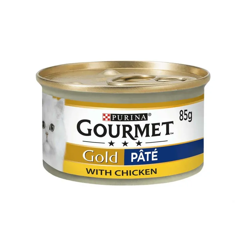 Gourmet Gold Pate Canned Adult Wet Cat Food With Chicken Flavor