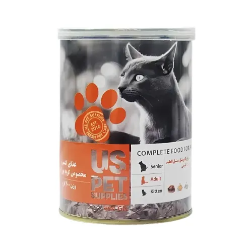 Us Pet Canned Adult Wet Cat Food With Chicken and Pumpkin and Catnip Flavor