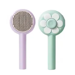 Pet Hair Removal Comb Flower Shaped