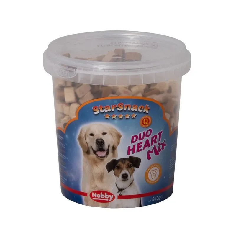 Star Snack Nobby Duo Heart Mix 500gr