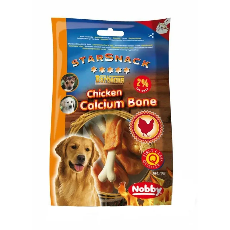 Nobby Star snack Chicken Calsium Bone 70gr