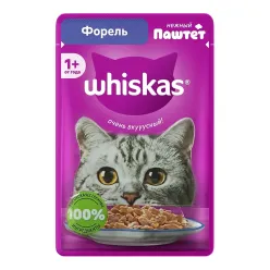Whiskas Trout and Salmon In Jelly 75g