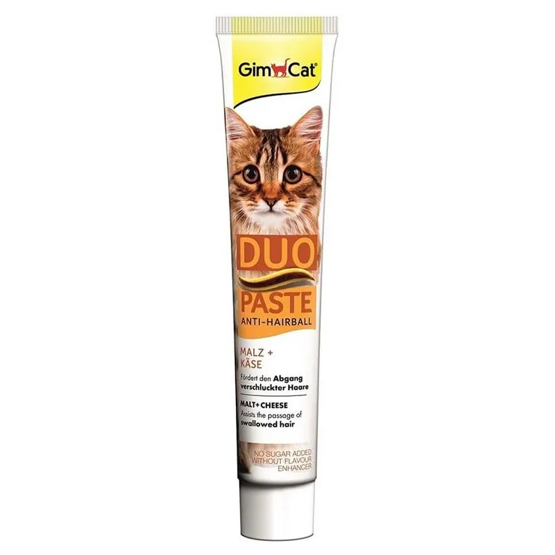 Gimcat Anti-Hairball Duo Paste With Cheese