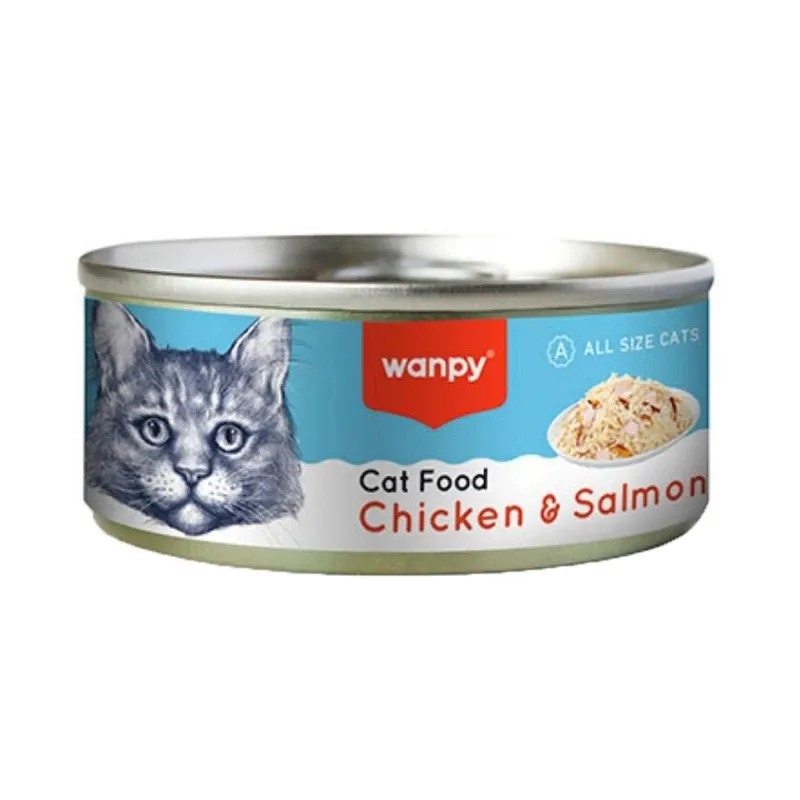 Wanpy Chicken & Salmon Wet Cat Food