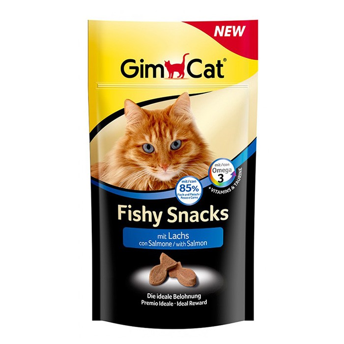 Gimcat Fishy Snacks with Salmon