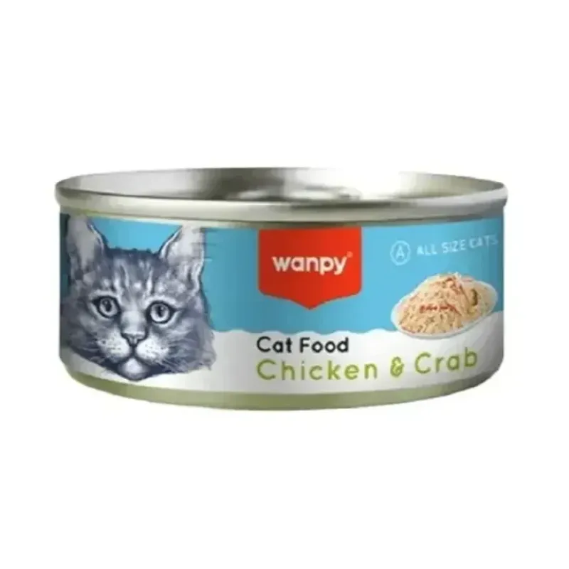 Wanpy Chicken & Crab Wet Cat Food