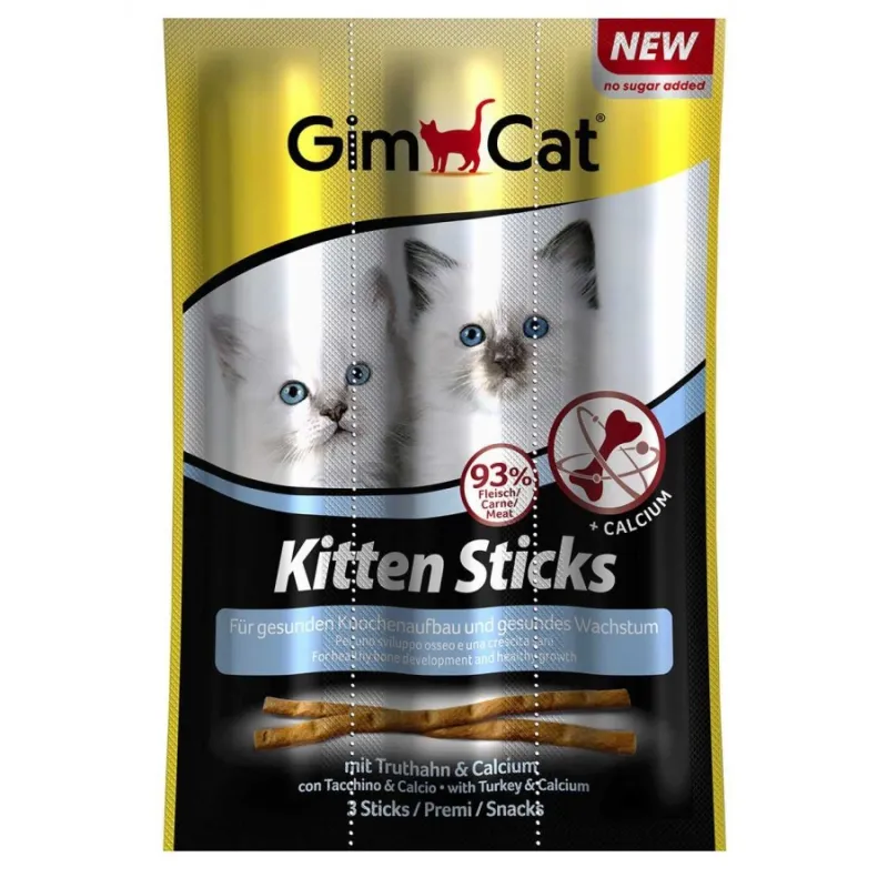 Gimcat Kitten Sticks Turkey &amp; Calcium