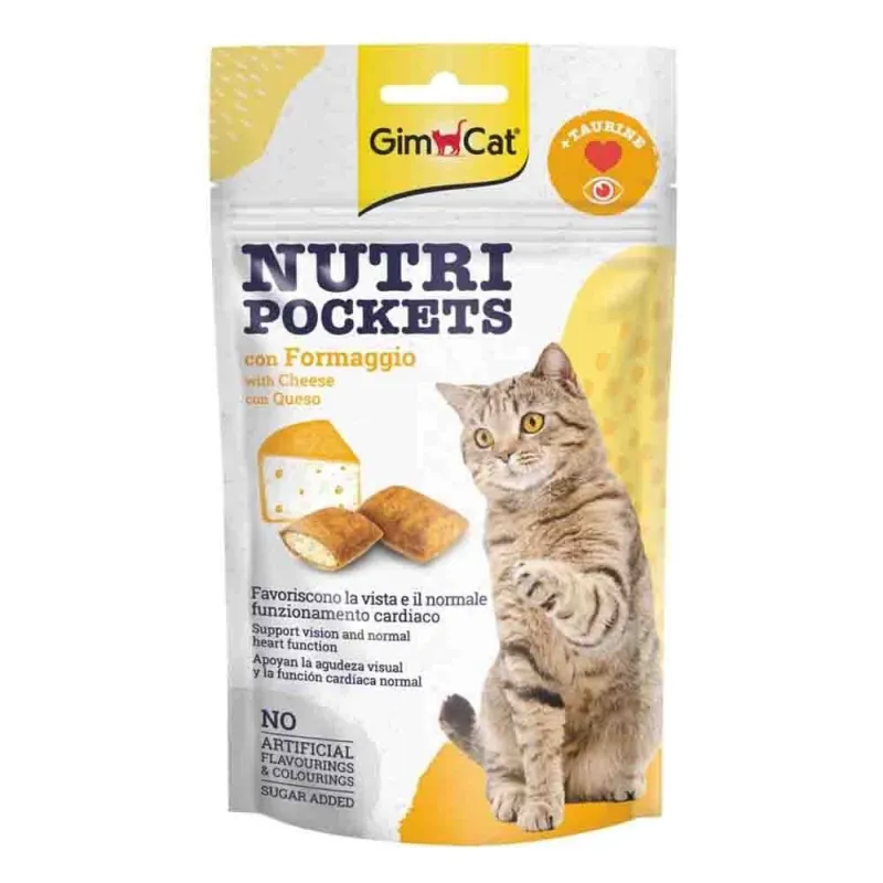 GimCat Nutri Pockets Treat With Cheese &amp; Taurine