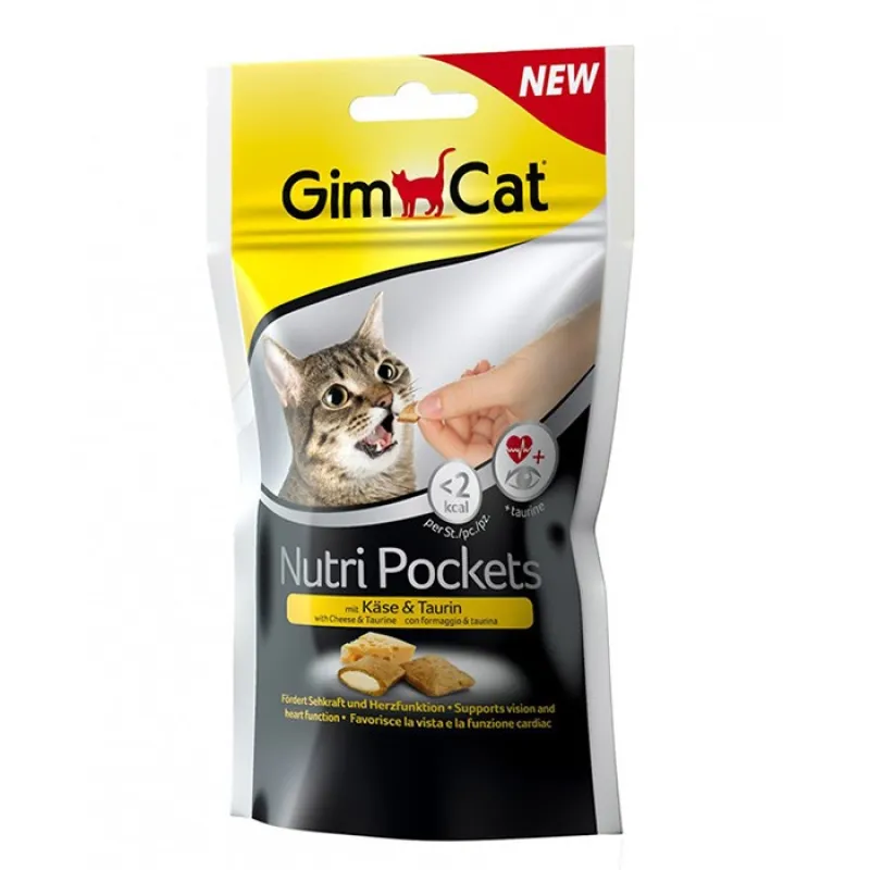 GimCat Nutri Pockets Treat With Cheese &amp; Taurine