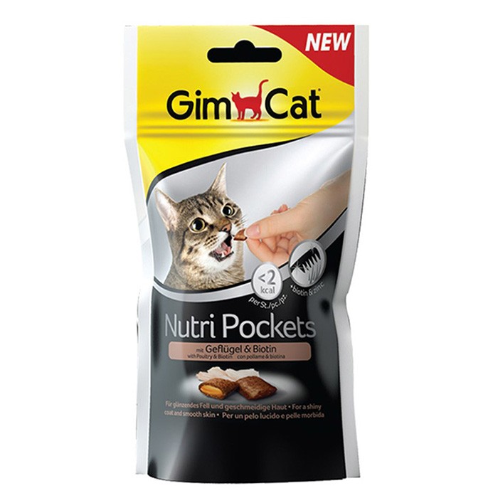 Gimcat Nutri Pockets With Biotin &amp; Poultry