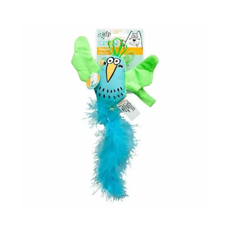Afp Catoon flying bird Cat Toy