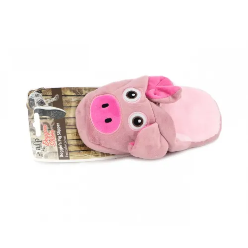 Doggie's Shoes Pig Slipper Chew Toy