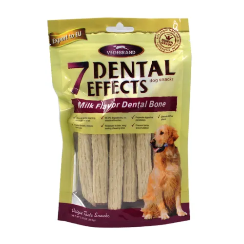 Vegebrand 7 Dental Effects Dog Snack Milk Flavor