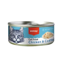 Wanpy Chicken & Codfish Wet Cat Food