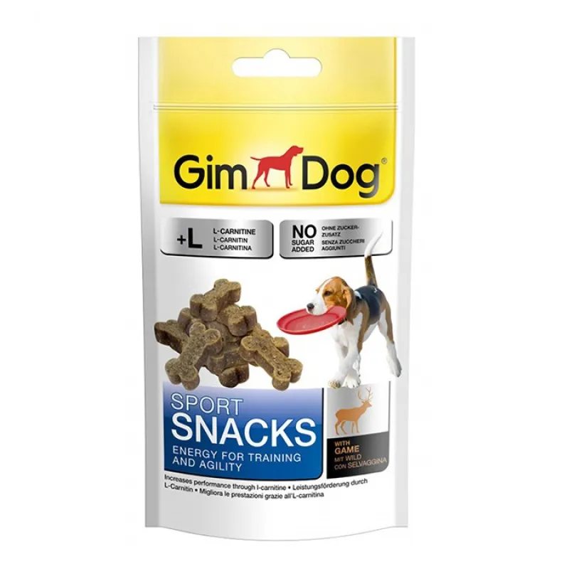 GimDog Snack Special For Dogs With The Taste Of Game Meat Containing L-carnitine