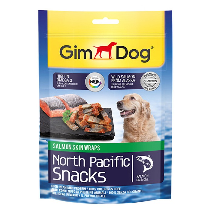 Gim Dog round snack for dogs with salmon 