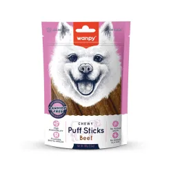 Wanpy Beef Puff Sticks Treat for Dogs