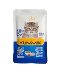  Yummix KItten Pouch with Chicken and Liver