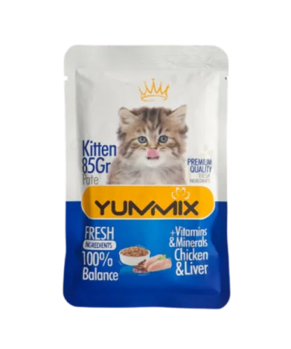  Yummix KItten Pouch with Chicken and Liver