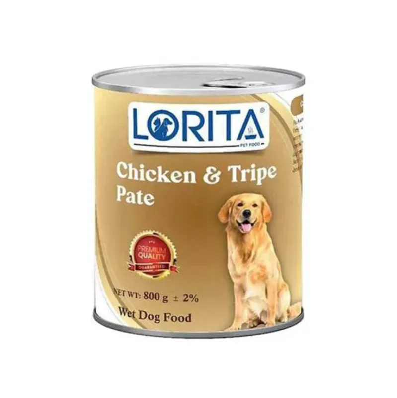 Lorita Pate Canned Dog food with Chicken and Tripe