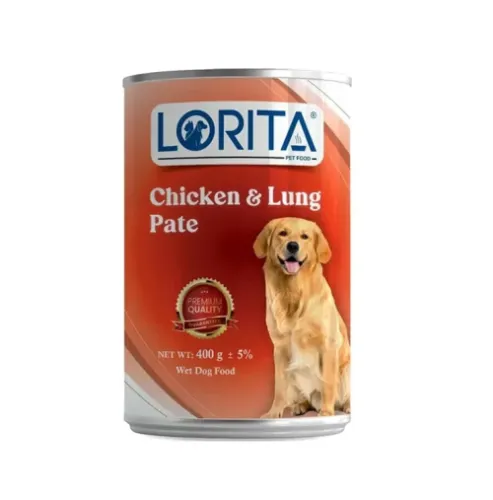 Lorita Pate Canned Dog food with Chicken and Lung