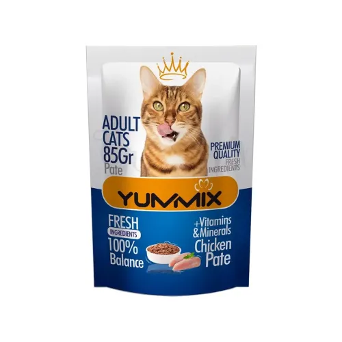  Yummix Adult Cat Pouch with Chicken