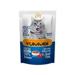  Yummix Adult Cat Pouch with Beef