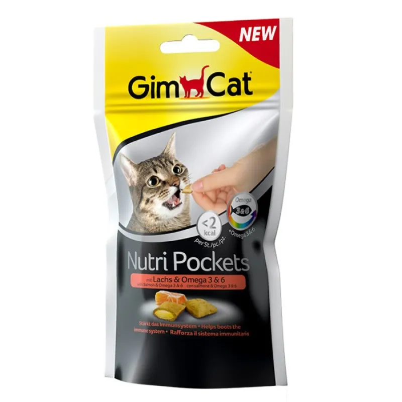  Gimcat Nutri Pocket Treat With Salmon Flavor