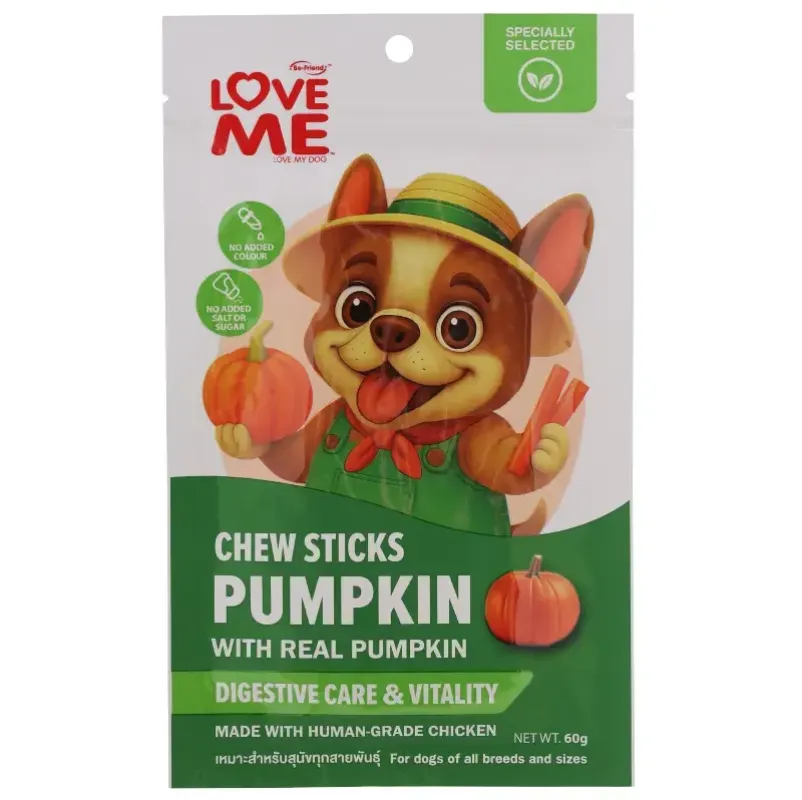  Love Me Chew Stick Pumpkin 60gr