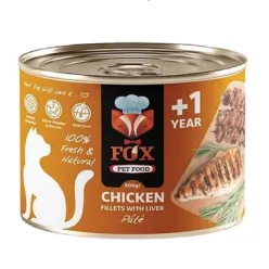 Fox Canned Cats Pate With Chicken Fillets And Liver 500g