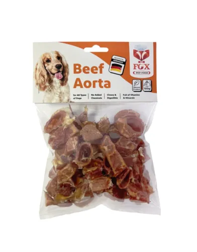 Fox Natural Dog Treat With Beef Aorta Flavor