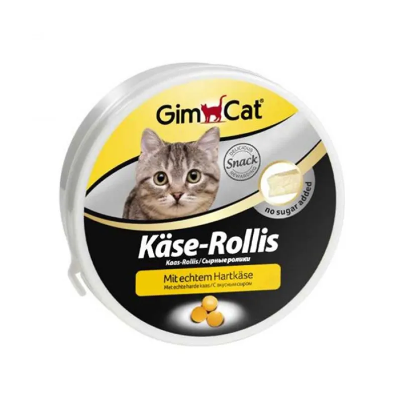 Gimcat Cat Rollis Treat With Cheese Flavor