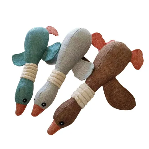Dog Toys for Strong Aggressive Chewers Small Breed and Squeaky Goose