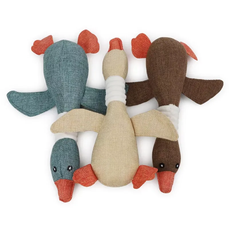 Dog Toys for Strong Aggressive Chewers Small Breed and Squeaky Goose