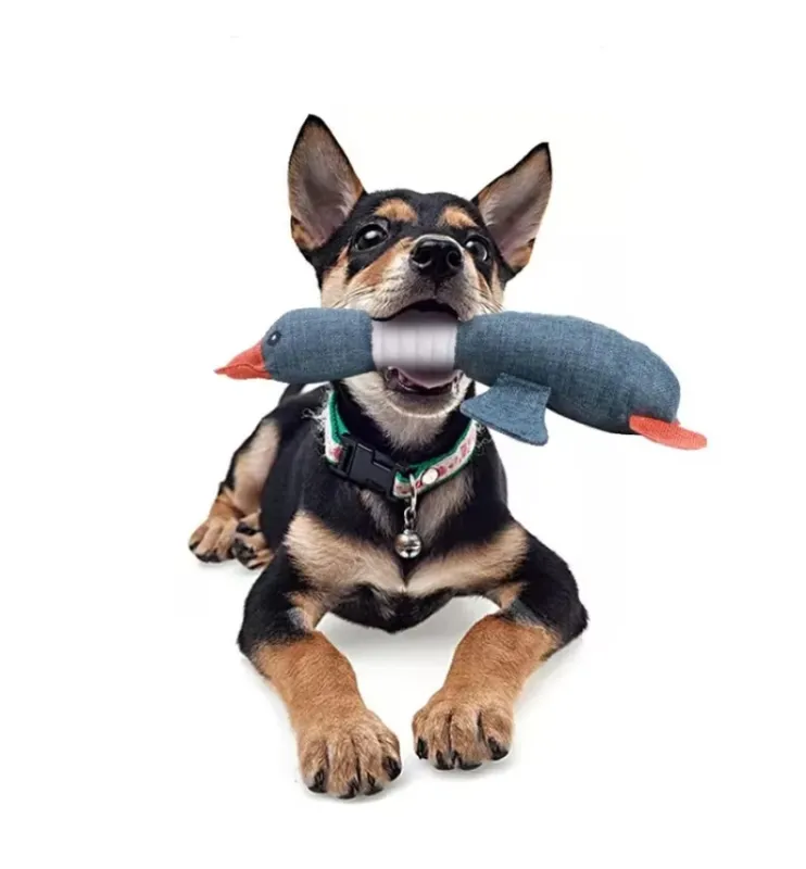 Dog Toys for Strong Aggressive Chewers Small Breed and Squeaky Goose