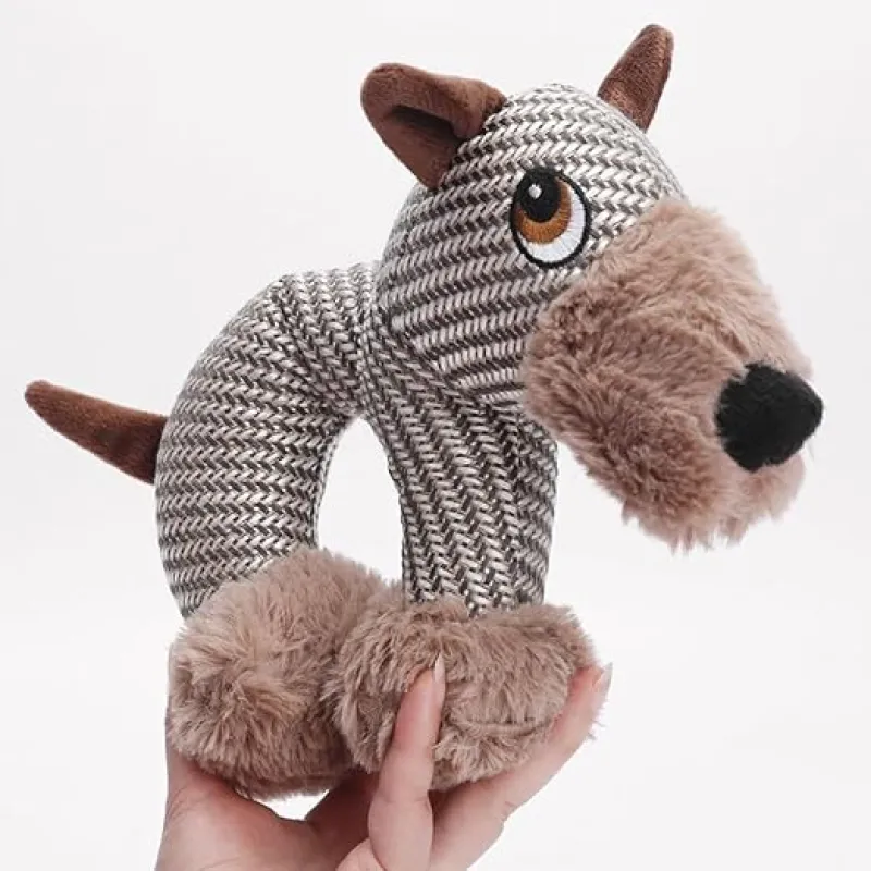 Dog Toys for Strong Aggressive Chewers Small Breed and Squeaky Goose