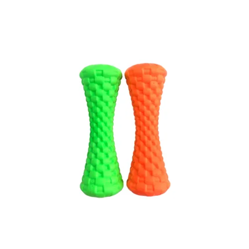 Rubber squeak dog toy bone shape