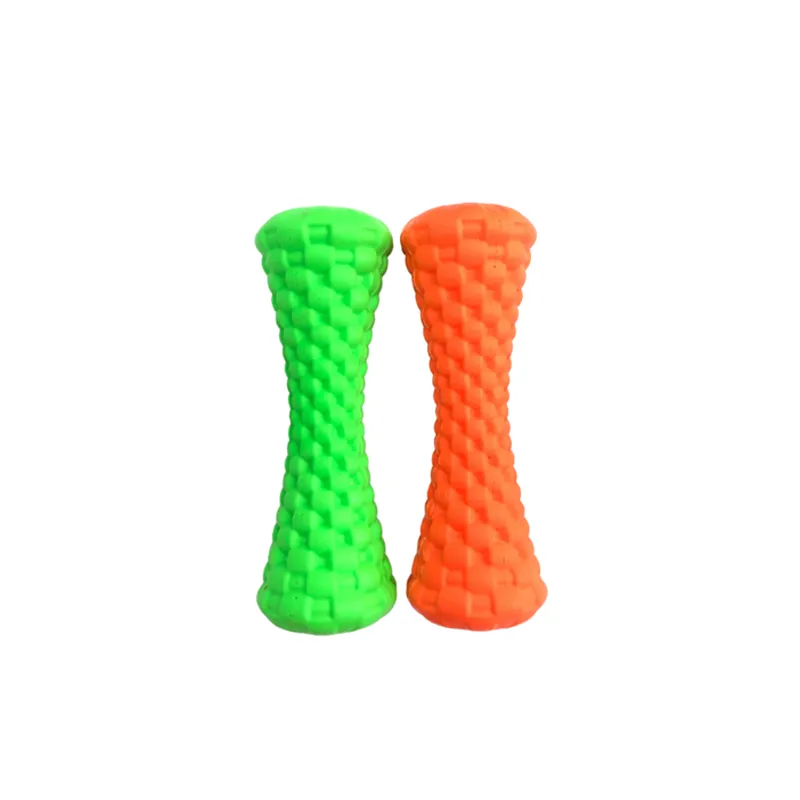 Rubber squeak dog toy bone shape