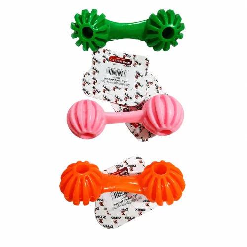 Large Dumbbell Dental Dog Toy | Durable Chew Toy