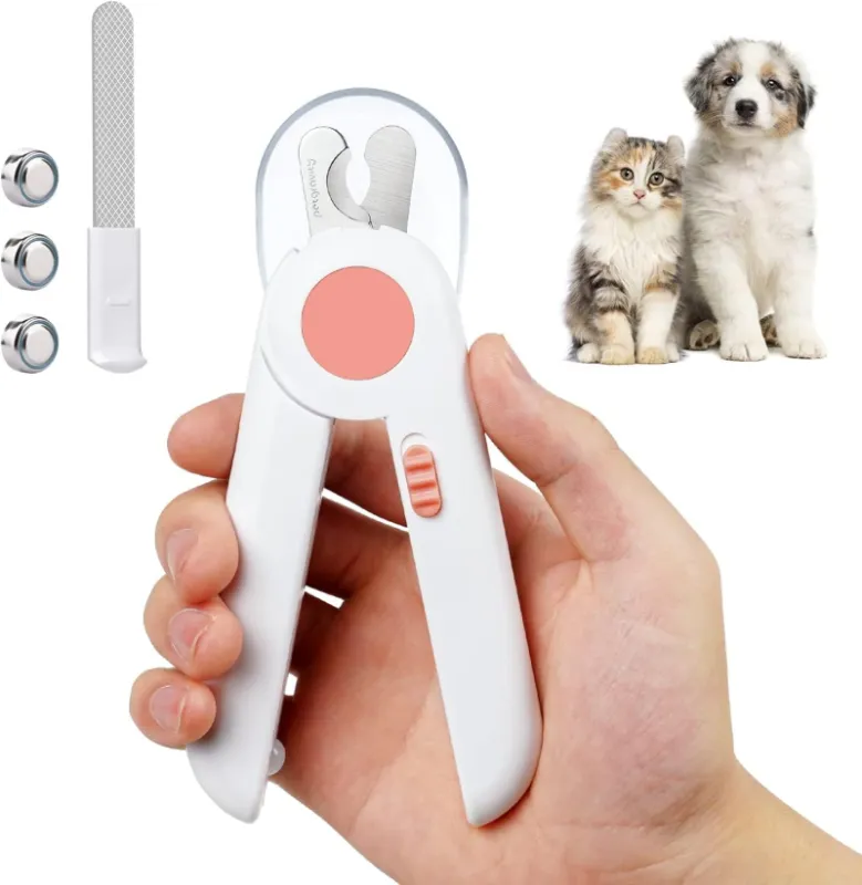 Professional Nail Clippers with LED Light