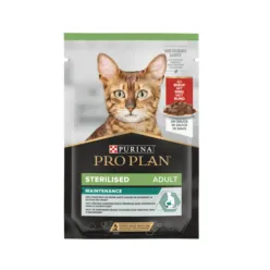 Proplan Pouch Wet Cat Food Sterilised Beef in Gravy