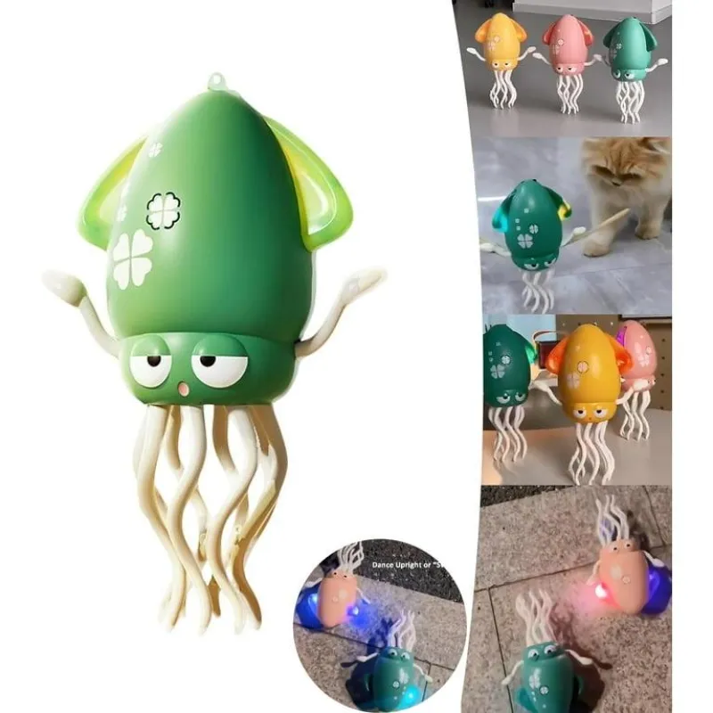 Musical Dancing Octopus Cat Toy