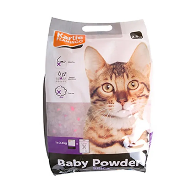 Silica Cat Litter With Baby Powder