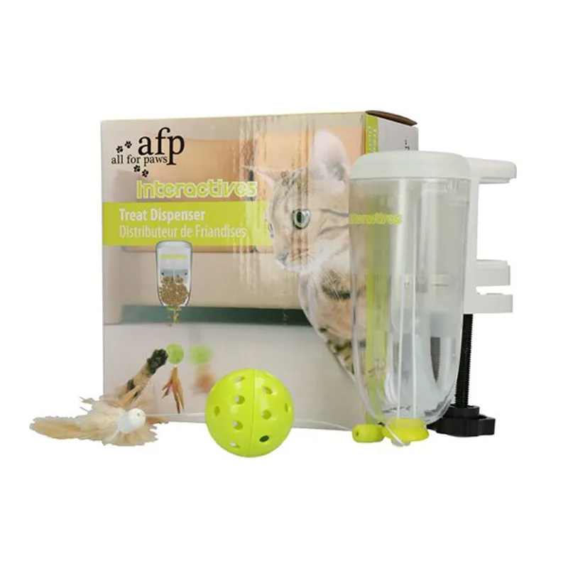 AFP Interactive Cat Treat Dispenser Slow Feeder Toys