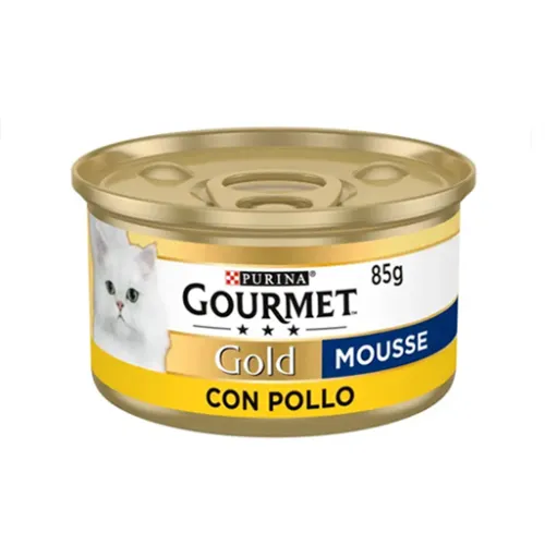 Gourmet Gold Mousse Canned Wet Cat Food With Chicken 85g