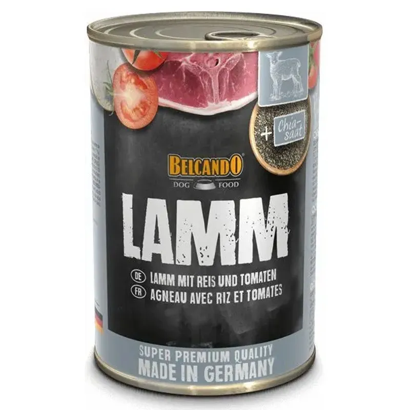 Belcando Canned Lamb &amp; Rice &amp; Tomato Dog Food