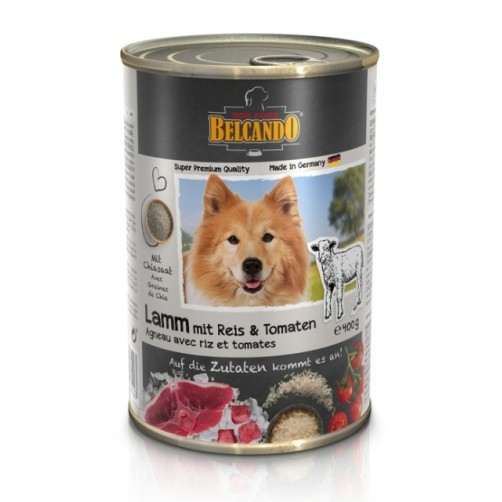 Belcando Canned Lamb &amp; Rice &amp; Tomato Dog Food